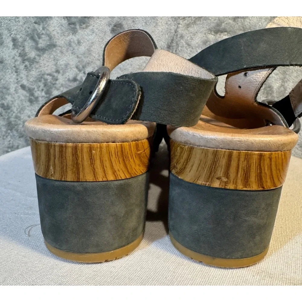 Dansko Maribeth Sandals Leather multi Metallic Women 40 Sz 9 whimsigoth bohemia